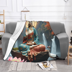 Drap en laine Zen Lotus - Okomall