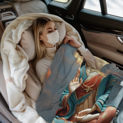 Drap en laine Zen Lotus - Okomall