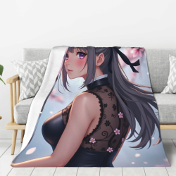Manta de法兰绒 de chica anime - Okomall