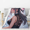 Manta de法兰绒 de chica anime - Okomall