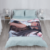 Coperta in flanella di ragazza anime - Okomall
