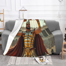 Couverture en flanelle de guerrier romain - Okomall