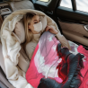Drap en laine de flanelle de 280 g (style horizontal) avec motif mystérieux