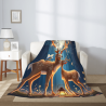 Coperta in flanella verticale da 280g (con motivo di cervo squisito)