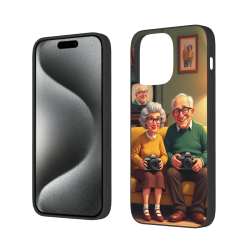 Чехол для iPhone 15/Pro/Max с винтажными старыми фотографиями - okomall