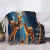 Enchanted Forest Flannel Blanket - Okomall
