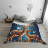 Enchanted Forest Flannel Blanket - Okomall