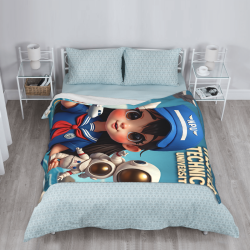 Couverture en flanelle verticale de 280g : Impression unilatérale sur tout le côté, un choix confortable