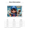 280g Flannel Fleece Blanket (Horizontal) with Cartoon Pattern, Comfortable and Beautiful