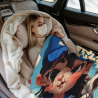 280g Flannel Fleece Blanket (Horizontal) with Cartoon Pattern, Comfortable and Beautiful