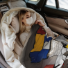 280g Flannel Fuzzy Blanket (Vertical Style) with Kitchen Pattern, a Good Choice for Comfort