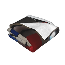 280g Flannel Blanket (Horizontal) with Kitchen Pattern