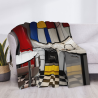 280g Flannel Blanket (Horizontal) with Kitchen Pattern