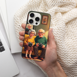 iPhone 15/Pro/Max 怀旧老照片手机壳 - okomall