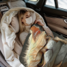 Coperta in flanella da 280g (stile verticale) stampata con il motivo Garfield