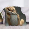 Coprimano di flanella 280g (orizzontale) con motivo Garfield