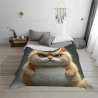 280g Flannel Blanket (Horizontal) with Garfield Pattern