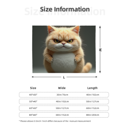 280g Flannel Blanket (Horizontal) with Garfield Pattern