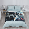 Cyberpunk Mädchen Flanelldecke - Okomall