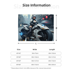 280gフランネルファジーブランケット - アニメ柄横型ブランケット