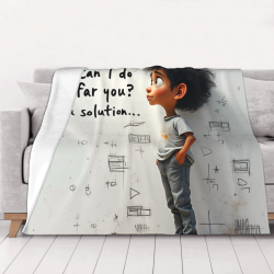 Couverture en flanelle douce de 280g (horizontale) avec motif - Articles agréables pour la maison