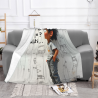 Couverture en flanelle douce de 280g (horizontale) avec motif - Articles agréables pour la maison