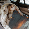 280g Flannel Fuzzy Blanket (Horizontal) - Sci-Fi Pattern