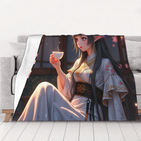 Couette Flanelle Dreamy Girl - Okomall
