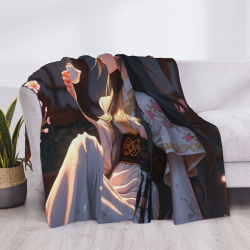 Coperta in Flanella Dreamy Girl - Okomall
