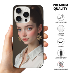 iPhone 15/Pro/Max 定制手机壳 - 唯美女性人像 | okomall