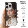 Personalisierte Hülle für iPhone 15/Pro/Max - Ästhetisches Damenporträt | okomall