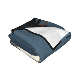Coperta in flanella polar da 280g (stile orizzontale) - Motivo tematico di sci-fi