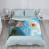 280g Flanell-Fleece-Decke (vertikales Design) mit Muster