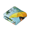 Couverture de flanelle Playful Rainy Garden - Okomall