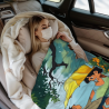Couverture de flanelle Playful Rainy Garden - Okomall