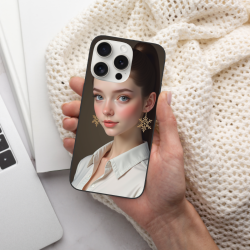 iPhone 15/Pro/Max 定制手机壳 - 唯美女性人像 | okomall