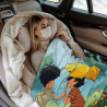 Couverture en Flanelle pour Couple sous la Pluie Romantique - Okomall