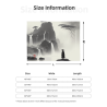 280g-Flannel-Fleece-Decke (Horizontalstil) – Landschafts- und Figurenbedruckte Version
