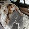 Плед из фланельного пуха 280 г (горизонтальный стиль) — версия с печатью пейзажа и фигур