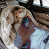 280g Flannel Blanket (Vertical Style) Cute Cat Pattern