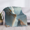 Flanelldecke mit Drachenschuppe - Kuschelig & Warm