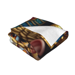 Couverture en flanelle de la Déesse Égyptienne - Okomall