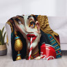 Flanelldecke "Ägyptische Göttin" - Okomall