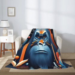3D Gorilla Flanelldecke - Okomall