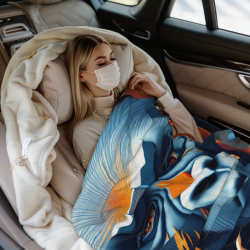 Coperta in Flanella 3D Gorilla - Okomall