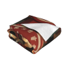 280g Flannel Fleece Blanket (Horizontal Style) with Pattern
