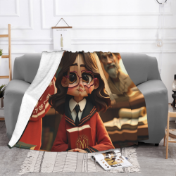 Coperta in Pile da 280g (Stile Orizzontale) con Motivo