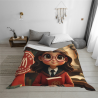 280g Flannel Fleece Blanket (Horizontal Style) with Pattern