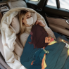 280g Flanell-Fleece-Decke (horizontales Design) mit Cartoon-Muster, eine großartige Wahl für Komfort