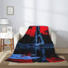 Couverture en flanelle verticale 280g : Motif gothique et matériau haute qualité